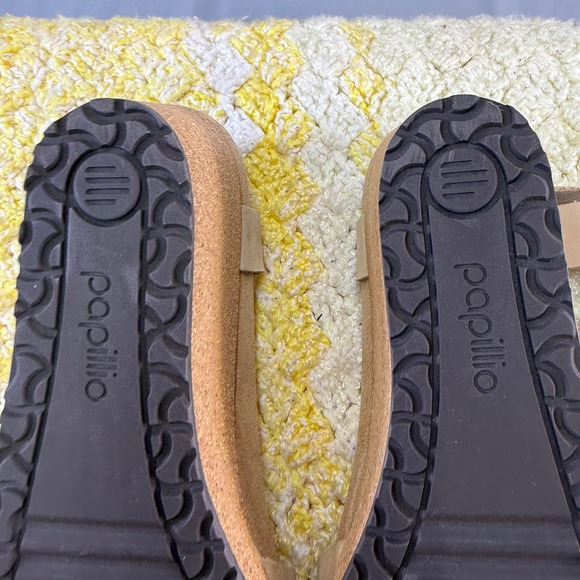 Papillio by Birkenstock Wedge Sandals Beige Buckle Cork Comfort Size 8.5 new wow - Picture 11 of 15